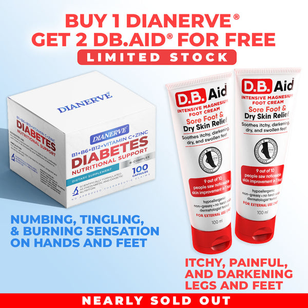 FLASH SALE: Buy 1 Dianerve B-Complex with Vit. C + Zinc + Moringa Get 2 DBAid Magnesium Cream Free